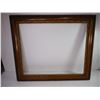 Image 2 : Early 1900's Wooden Picture Frame-31" across and 26" tall(outside)-25.5"x21" on inside