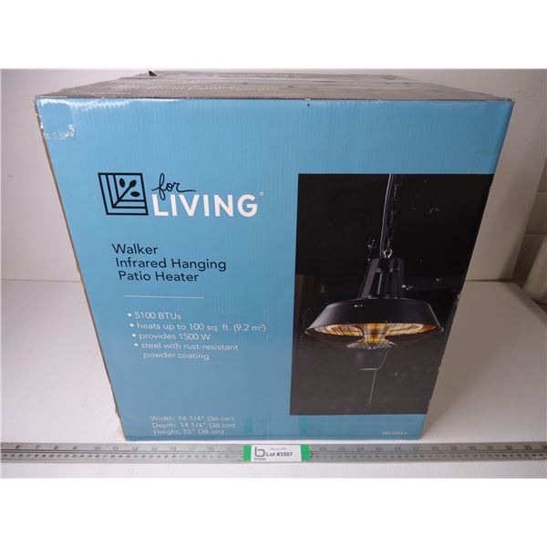 *Infrared Hanging Patio Heater (NIB)