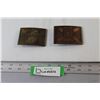 Image 1 : (2) New Brunswick, Nova Scotia Belt Buckles
