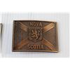 Image 3 : (2) New Brunswick, Nova Scotia Belt Buckles