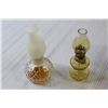 Image 3 : (4) Miniature Avon Kerosene Lamps