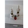 Image 1 : (3) Miniature Kerosene Lamps