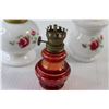 Image 2 : (3) Miniature Kerosene Lamps