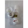 Image 3 : (3) Miniature Kerosene Lamps
