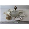 Image 1 : Assorted Dishes, Miniature Jug with Plate Ceramic Treasured Memories Doll