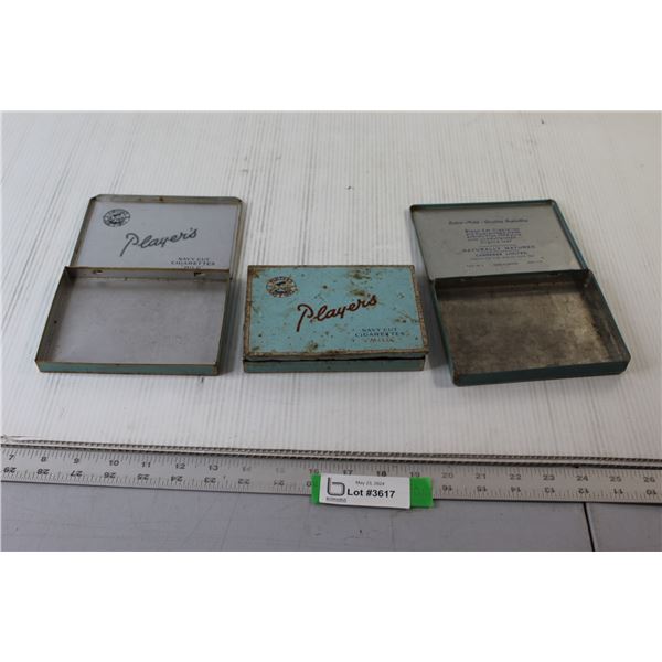 (3) Tin Cigarette Holders