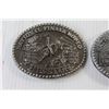 Image 2 : (2) 1988, 1989 National Finals Rodeo Belt Buckles - Sealed
