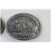 Image 3 : (2) 1988, 1989 National Finals Rodeo Belt Buckles - Sealed