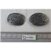 Image 1 : (2) 2001, 2002 National Finals Rodeo Belt Buckles - Sealed