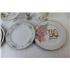 Image 3 : (4) Anniversary Plates, Small Anniversary Cake Plate, Misc.