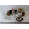 Image 1 : (2) Pyrex Miniature Bowls, Assorted Glasses and Mugs, Plates, Trays, Misc.