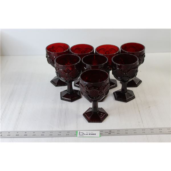 (8)Avon Cape Cod Goblets
