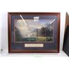 Image 1 : *37"x29.5" Framed Mountain Landscape Print