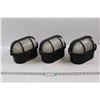 Image 1 : (3) Liteform Exterior Light Fixtures ( Two Of Three Lenses Are Cracked)