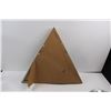 Image 5 : Triangle Mirror 21" High& Craftsman Saw Blade Shop Clock