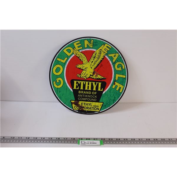 Golden Eagle Ethyl Gasoline Fantasy Sign
