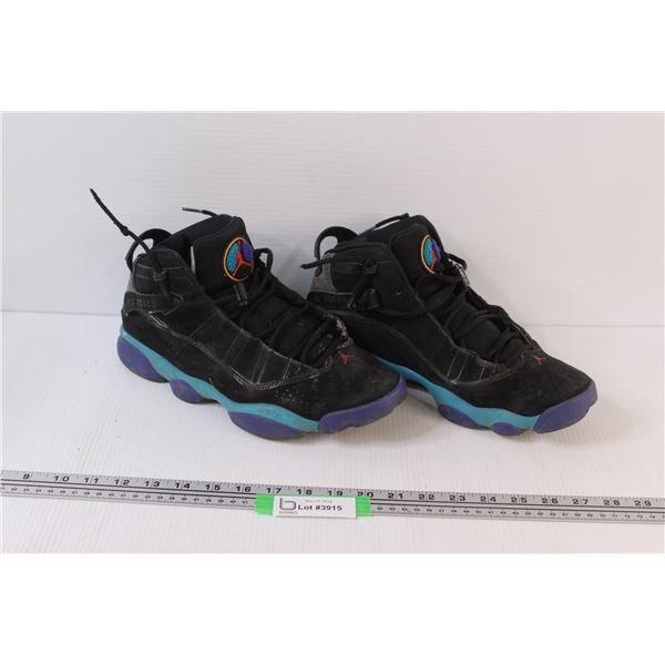 NIKE Air Jordan Black with Blue Trim: Size 11 Model 96' 97' 98'