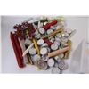 Image 3 : (65+) large lot of Tea Lights and Stick Candles & Ladies Face Tissue Dispenser