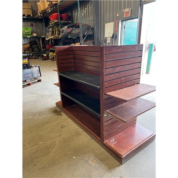 Wooden Display - 78"L x 28"W x 52.25"T (Off-site Pick-up)