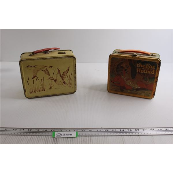 (2) Lunchboxes - As Is, The Fox and the Hound