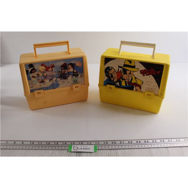 (2) Thermos Lunchboxes - Cabbage Patch Kids, Dick Tracy