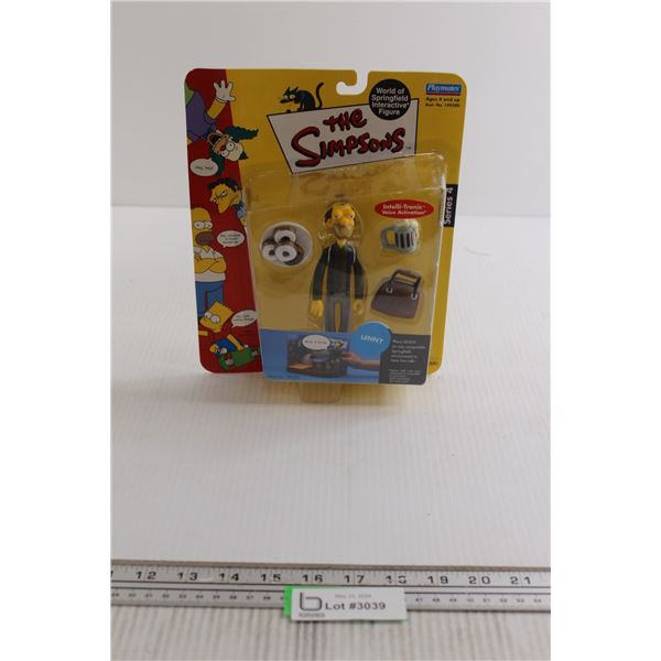 Playmates The Simpsons Lenny Figurine - Sealed
