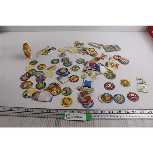 The Simpsons Sky Caps, Homer Keychain, Misc.