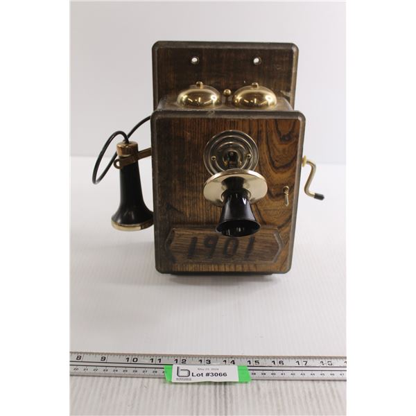 Telephone Musical Jewelry Box - 1901 Etching, Works