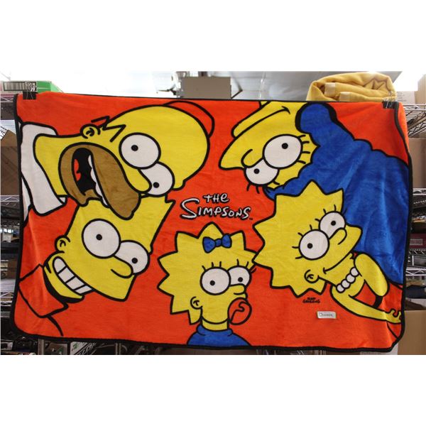 The Simpsons Blanket