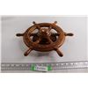 Image 1 : Wooden Wheel Decoration
