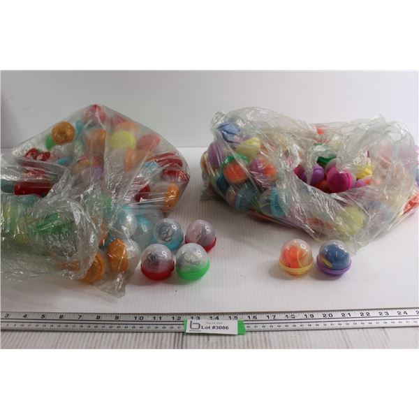 (2) Bags Gachapons - Balloons, Keychains