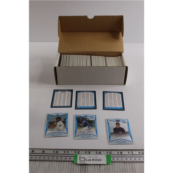 Box of Bowman Baseball Chrome Cards
