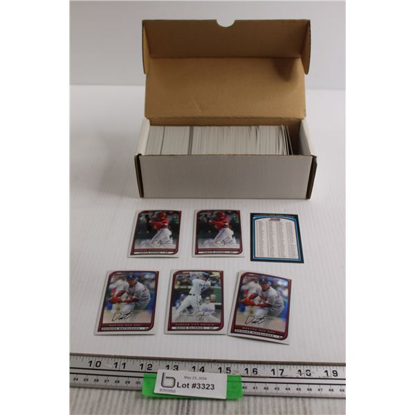 Box of Bowman Baseball Chrome Cards