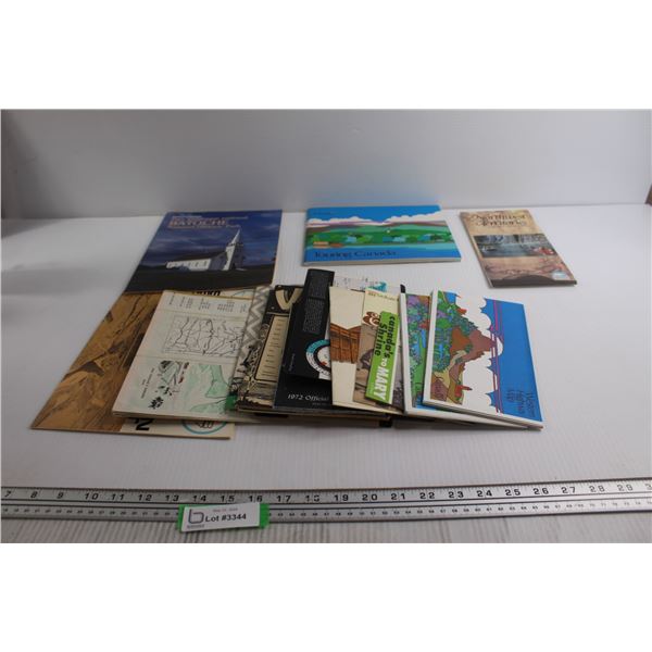Assorted Touring Papers and Maps