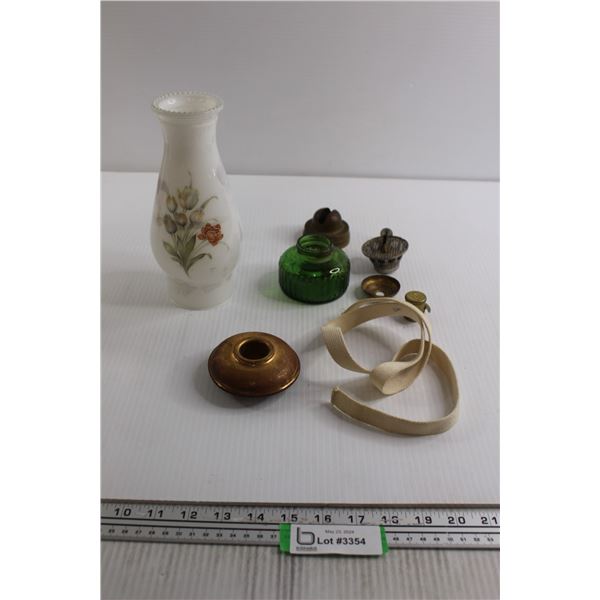 Kerosene Lamp Pieces for Parts