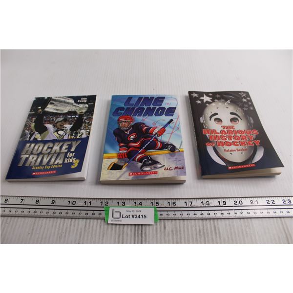 (3) Kids Hockey Books