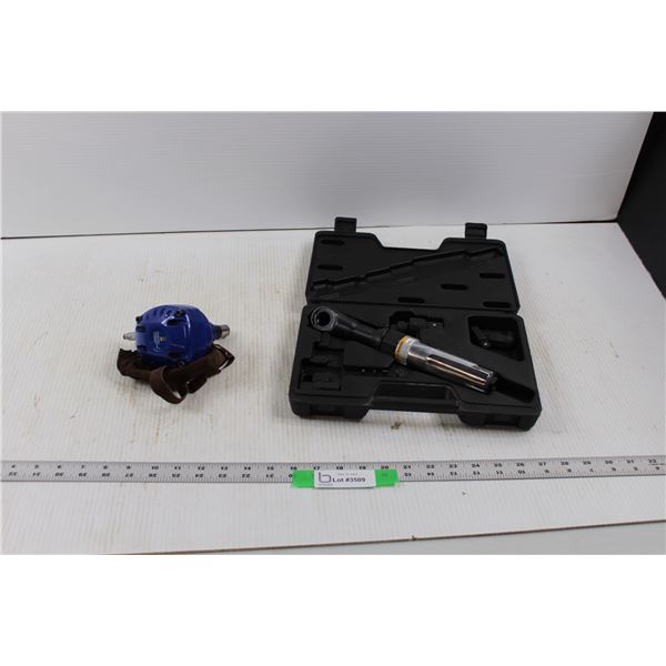 Pneumatic Air Tools - Craftsman Multi-Ratchet w/Case (Appears New) & Power Fist Palm Nailer w/Leathe