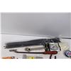 Image 2 : Various Shop Items/Tools - Needle Nose Pliers, Putty Knives, Cable Ties, A/C Recharge Assembly, Volt
