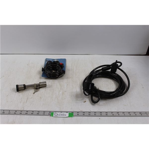 (2) Cable Locks (CCM, Garrison) & Master Receiver Hitch Pin Lock