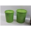 Image 4 : Bialetti Coffee Press (NIP) & (2) Vintage Tupperware Kitchen Storage Containers