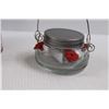 Image 3 : Shortbread Cookie Tin, Hummingbird Feeder & Home Decor. Jar
