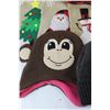 Image 3 : (4) Stockings, Baseball Glove, Beanies, Misc.