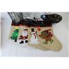 Image 4 : (4) Stockings, Baseball Glove, Beanies, Misc.