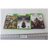 Image 1 : (3) XBOX Games - Assassins Creed II, Rocksmith, Borderlands 3