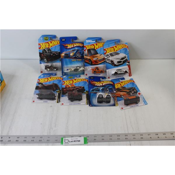 (8) Packs Hotwheels Toy Cars