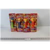 Image 1 : (4) The Simpsons PEZ Candy Dispensers