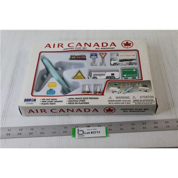 Air Canada Airplane Play Set