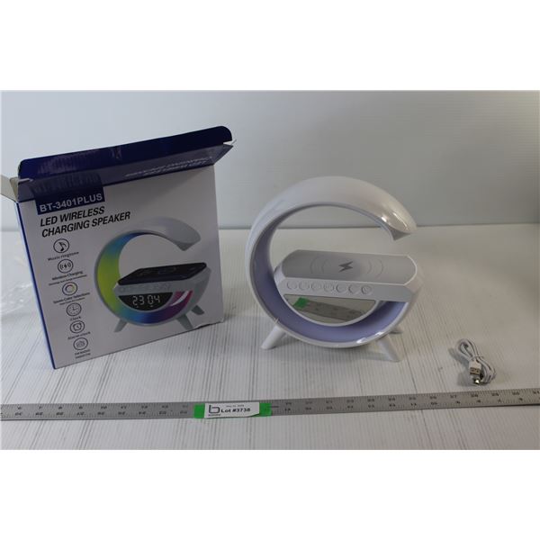 LED Wireless Charging Speaker