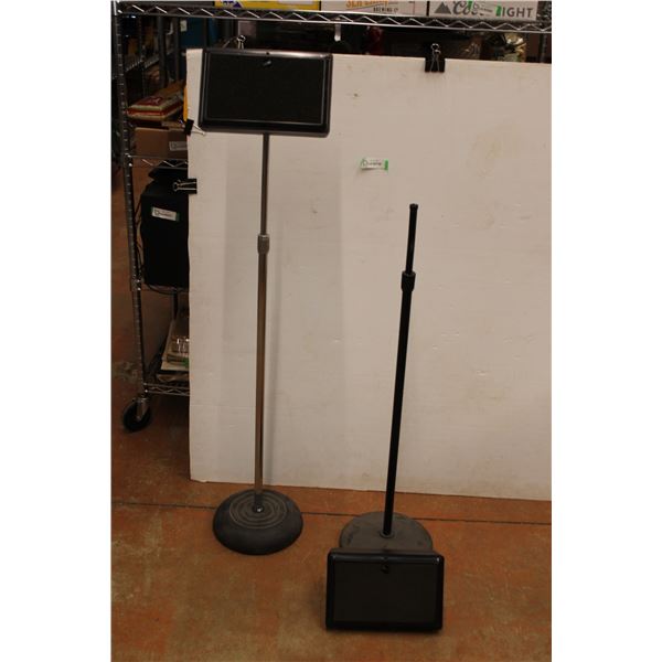 *(2) Speakers and Stands - As Is