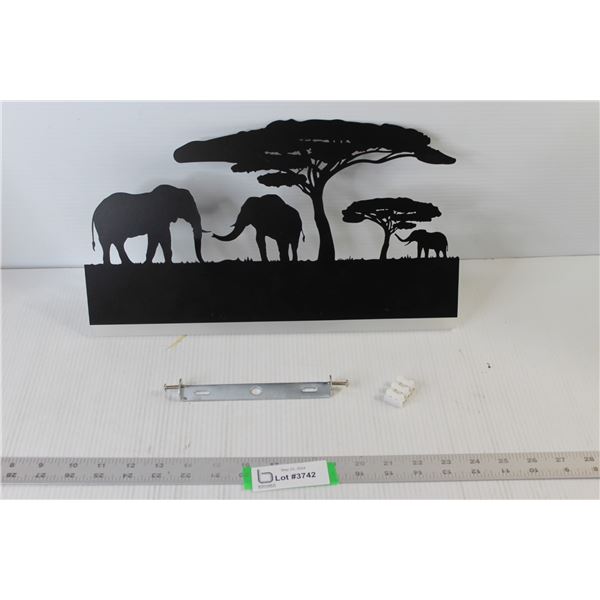 Elephant Light Up Silhouette